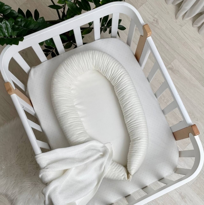Protectie somn – Baby Nest Velvet milky (2)